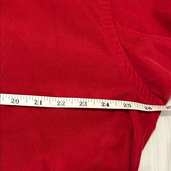 Polo Ralph Lauren Men's Blake Corduroy Bold Red Button-Down Shirt Size Large - Picture 10 of 12